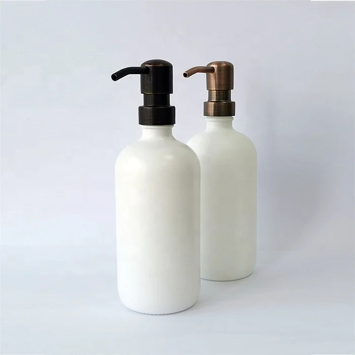 Cosmetic Packaging Glass Bottle Liquid Detergent Soap Dispenser Glass Bottle