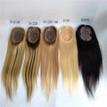 Virgin Cuticle Hair Mono Woman Hair Piece Different Colors 13x15cm Size