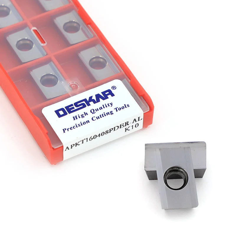 For APKT160408PDER-AL K10 CVD Coated Carbide Milling Inserts Below HRC40 OEM CNC Lathe External Turning Cutting Tool
