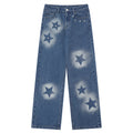 Wholesale Streetwear Straight Baggy Designer Wide Leg Casual Fashion Quality Jeans