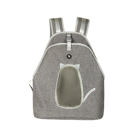Comfortable Adjustable Pet Carrier Backpack Fashionable Cloth Front Pack Zipper for Outdoor Hiking Bike Motorcycle Travel