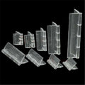 Durable Clear Acrylic Plastic Folding Hinges Transparent Plexiglass Hinge 5 Sizes