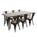 Luxury Modern Dining Table Chair Set for Home Restaurant Hotel Apartment Wood Furniture for Dining Room Dinning Area