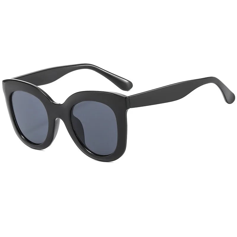 MD-3586 Women Trendy AC Lens PC Frame Shades Cat Eye Fashion Sunglasses Brand Designer Sun Glasses