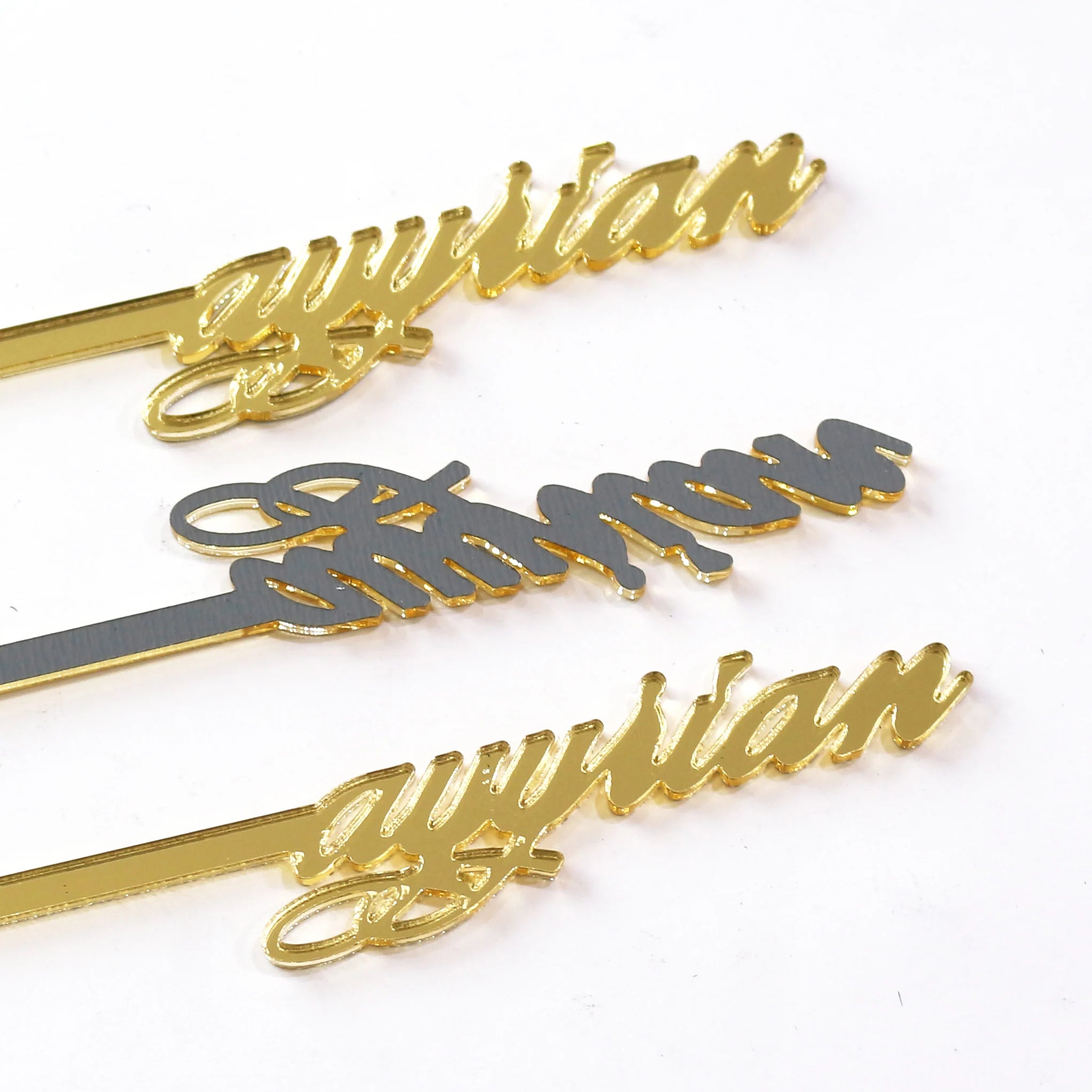 Personalized Drink Tags Custom Name Stirrers Swizzle Stir Stick Engraved Xmas Family Party Happy New Year Bar Accessories