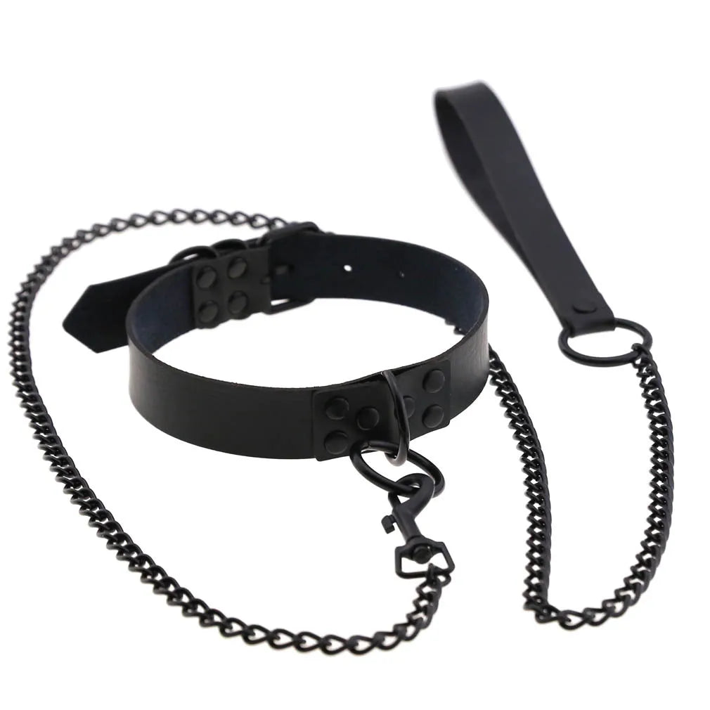 Wholesale PU Leather Choker Collar Soft PU Cat Punk Choker Necklace for Women Girls Fashion Punk Jewelry