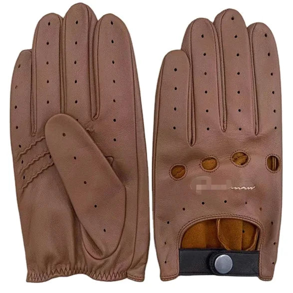 Sample Support Baby Goat Skin High Quality Leather Driving Gloves