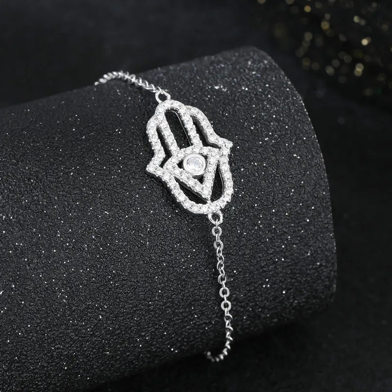 Wholesale New Product Fine Jewelry Sterling Silver 925 Jewellery Bracelet Simple Ins Style Fashion Zircon Bracelet for Women