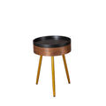 Homemore Modern Acrylic Coffee Table and Small Side Table Round Shape for Outdoor and Indoor Use