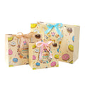 Custom Wholesale New Style Cartoon Donut Cute Gift Bag Printing Animal Packaging Bag Tote Paper Bag