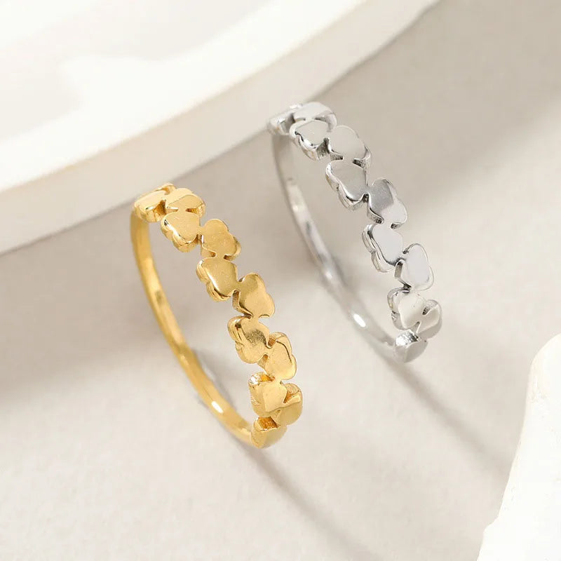 New simple stainless steel jewelry does not fade love couple titanium steel ring