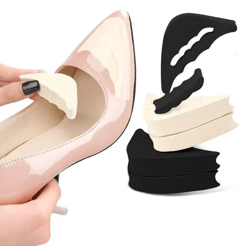 EVA High Heel Toe Filler Insert Thick Cushion Shoe Protector for Big Shoes Tip Toe Plug Insert for Comfortable Fit