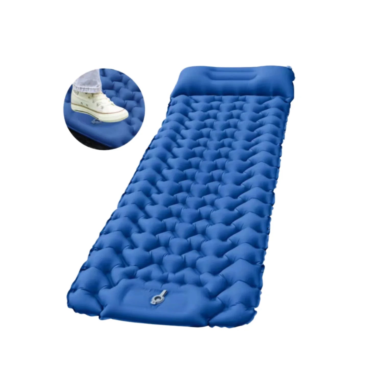 Hot Sales Bearhike DK-T627 Durable Waterproof Heavy Duty Inflatable Mattress Built-in Pump for Outdoor Events Hiking Camping Mat