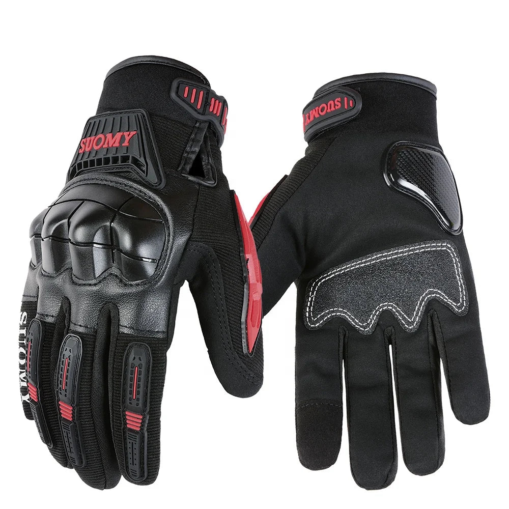 SUOMY Motorcycle Riding Gloves for Men Women Touchscreen Breathable Protective Motorbike Gloves for Dirt Bike Cycling Hand Glove