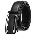 New Mens Leather Belt Automatic Buckle Belts for Men Custom Logo Ratchet Belt YiWu LQbelt Factory OEM