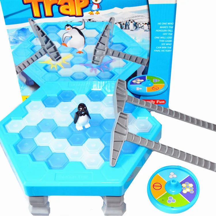 Funny ABS Plastic Puzzle Game Educational Penguin Board Game for Family and Party Children Parents Environmentally Friendly