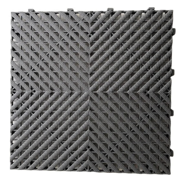 High Quality PP 400mm X 400mm Interlocking Garage Floor Tiles Modern Outdoor Sports Venues DIY Friendly High Duty Plastic Car