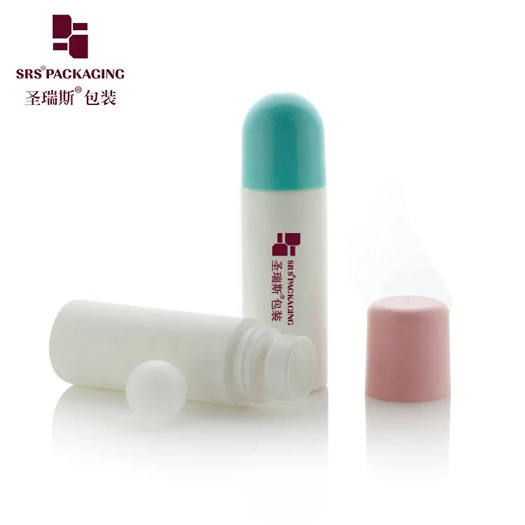 In Stock 90ml White Plastic Deodorant Roll on Bottles Low MOQ Ready to Ship