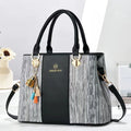 Customizable Odm Small Color Korean Minimalist Luxury Pu Crossbody Shoulder Black Handbag with Chain