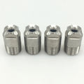 304 SS Full Cone Spray Nozzle High Pressure Scrubber Nozzle 1/2" 1/4" Thread Waterjet Cooling for Dust Suppression Wet Scrubber