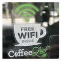 Custom Easy Peel Off Removable Transparent Vinyl Static Cling Window Sticker