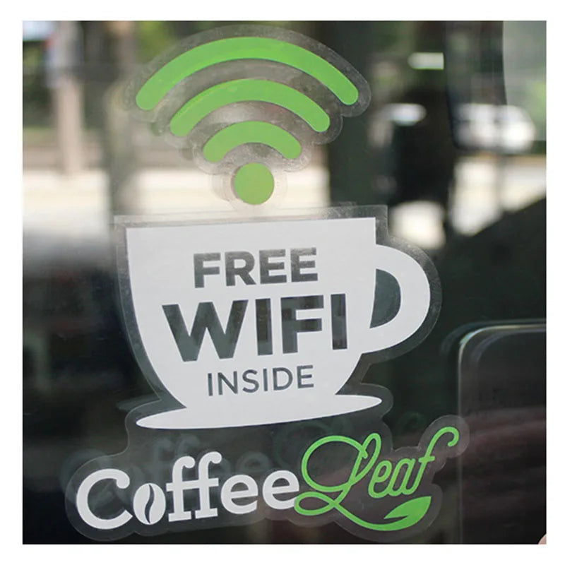 Custom Easy Peel Off Removable Transparent Vinyl Static Cling Window Sticker