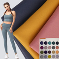 Comfortable Custom Fashion Double Brushed Quick-Dry Stretch Fabric 70% Nylon 30% Spandex Plain for Sportswear Leggings