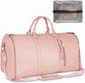 Good Best Large Big pink Womens Sports Leather Duffle Bag for air Safari Travel
