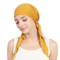 2026 Hot Selling Hot Style Europe South Korea Pleated Curved Solid Color Toe  Hat Folding Pile Hat in Stock Muslim Headscarf Hat