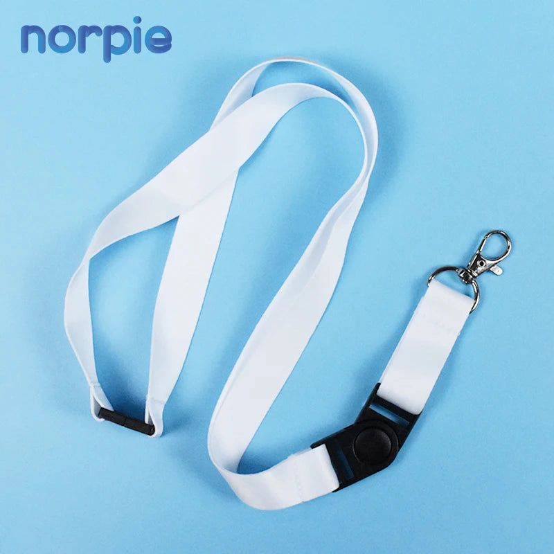 Factory Supply Top Quality Customized Polyester Lanyard Blank Breakaway Sublimation Lanyard