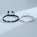 Charm Couple Friendship Black Gray Infinite String Woven Braided Bracelet for Women Men Lucky Jewelry