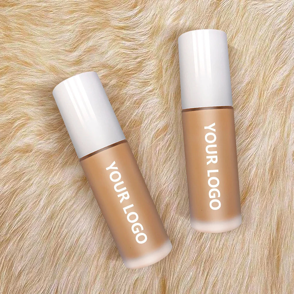 Factory Oil Control Water Proof Private Label Compact Full Coverage Vegan Cosmetic Make up Foundation