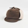 Autumn Winter Thick Laminated Cotton Warm Tropper Hat Women Outdoor Plush Ear protection Cycling Male Plaid Tropper Hat