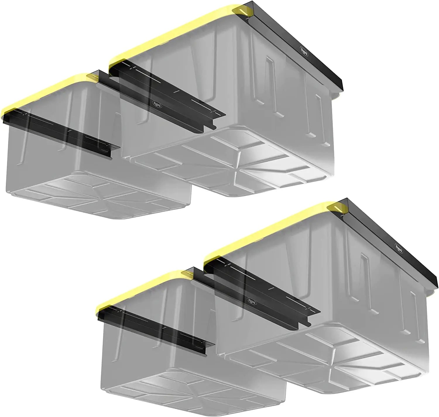 26" L Ceiling Storage Rack for Garage Storage Bins Overhead Garage Storage Rack