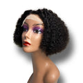 Wholesale Black Children's Wig Brazilian 100% Human Hair Kinky Curly 5*5 Swiss Transparent Lace Front Hair Vendors