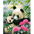 CHENISTORY 991480  Custom Photo Design Kits Animal Panda DIY Paint by Numbers on Canvas Painting