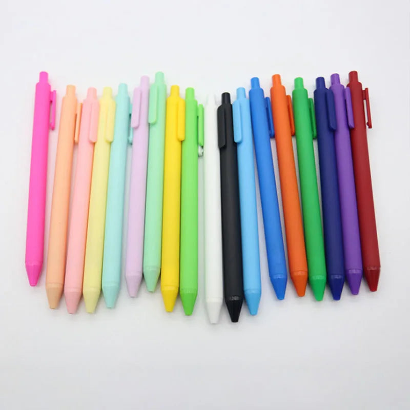 2021Creative Cute Morandi Simple Small Fresh Gel Pen Quick Drying  Neutral Pen Journal Supplies Kawaii Promotions Pens