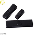 Custom Embossed logo Diy Leather Accessories Die Casting Bags Hardware Connector End Clips for Purse