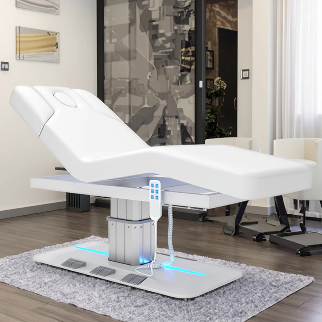 Factory Wholesale Electric Beauty Bed Massage Table for Facial Salon Massage Bed Electric Chair