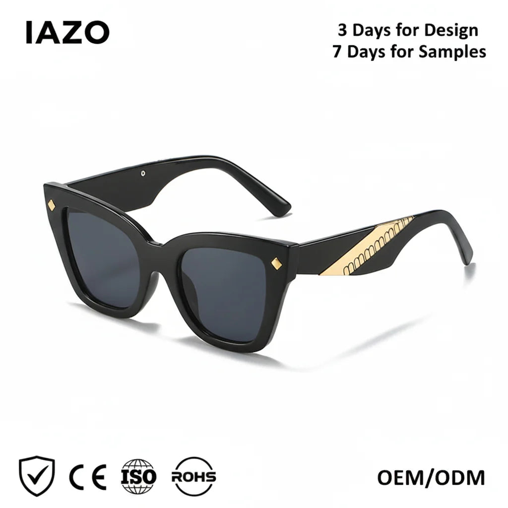 New Sunglasses in Europe and the United States Retro Cat Eye Sunglasses Female Fashion Large Frame Sunglasses