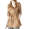 High Quality Long Real Leather Jacket Women Genuine Sheepskin Leather Jackets for Ladies