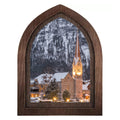 Classical Arched Wood Photo Frame Rustic 5 X 7 Inches Picture Frame with Spray Paint