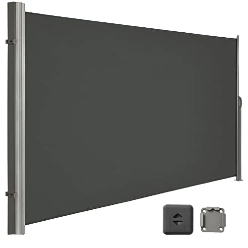 Modern Outdoor Patio Aluminum Manual Roller Zip Screen Blinds Windproof with Polyester Sail Material and Frame