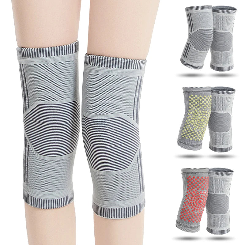 2193#Graphene Self Heating Thermal Winter Compression Knee Support Sleeve