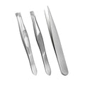 Laah Russian Volume Twizers Eyelash Extension Tweezers with Slanted Tip Stainless Steel