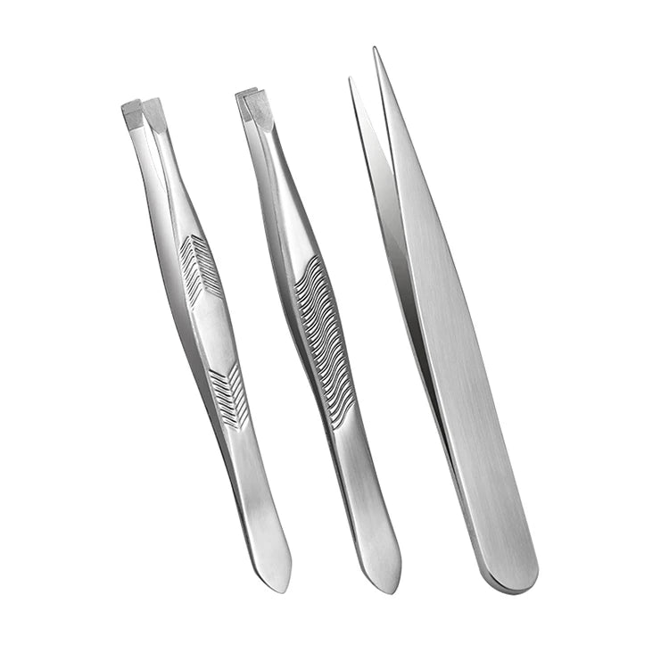 Laah Russian Volume Twizers Eyelash Extension Tweezers with Slanted Tip Stainless Steel