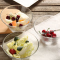 Classic Eco-Friendly Guangdong Household Vegetable Salad Bowl Transparent Creative Fruit Glass Dessert Bowl
