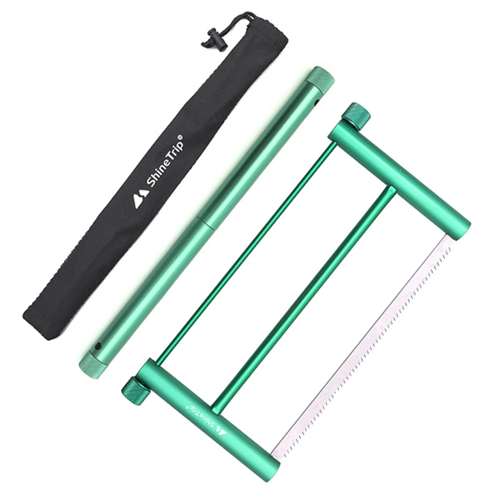 Multiductional Folding Wood Saw Aluminium Alloy Hand Saw Portable Mini Garden Bucksaw for Woodworking Gardening Outdoor Survival