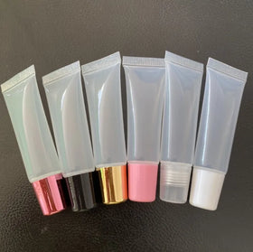 5ml 10ml Pink White Hotel Sub Bottling Empty Plastic PE PP Cosmetic Packaging Soft Lip Gloss Tube Facial Cleanser