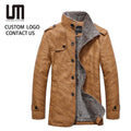 Liu Ming Clearance Sales Wholesale Latest Design Men Casual Motorcycle Jackets Long Sleeve Fleece Coat